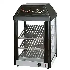 Star 15MCPT Countertop Pass-Through Hot Food Display / Merchandiser with Three Shelves