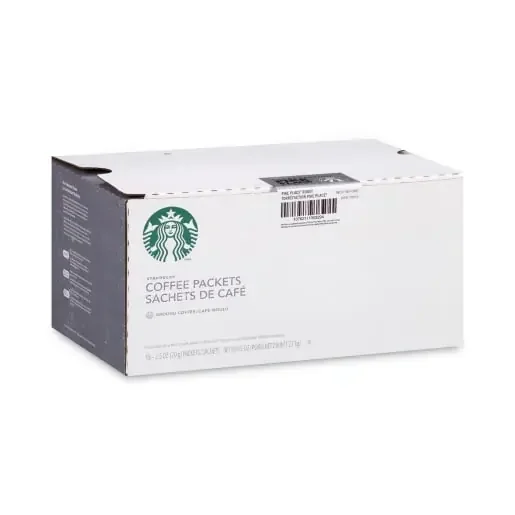 Starbucks SBK11018197 Coffee, Pike Place, 2.5oz, 18/box