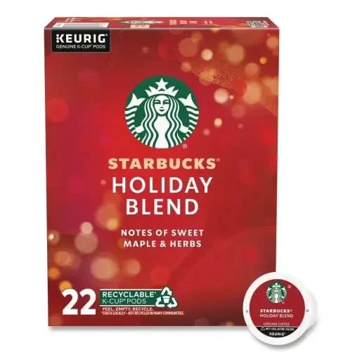 Starbucks SBK12412029 Holiday Blend K-Cup, 22/Box