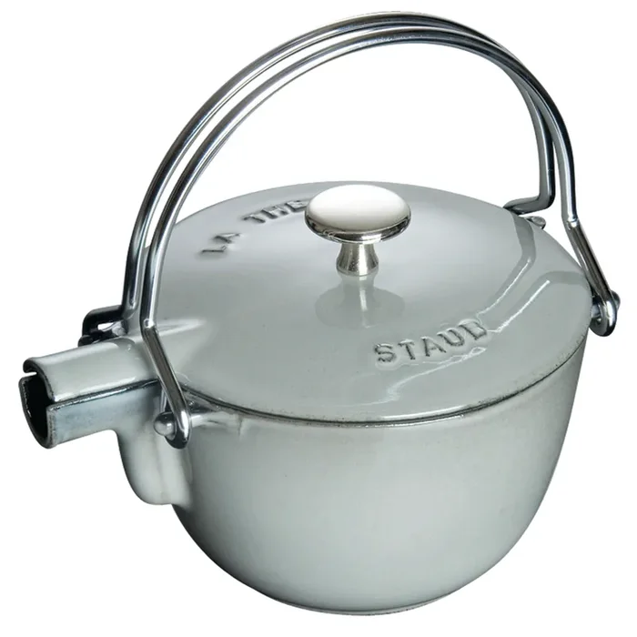 Staub Cast Iron 1-Quart Tea Kettle – Graphite Grey