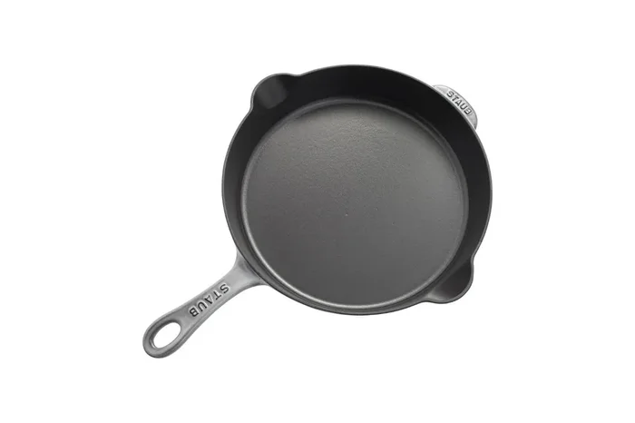 Staub Cast Iron 11″ Traditional Fry Pan – Graphite Grey