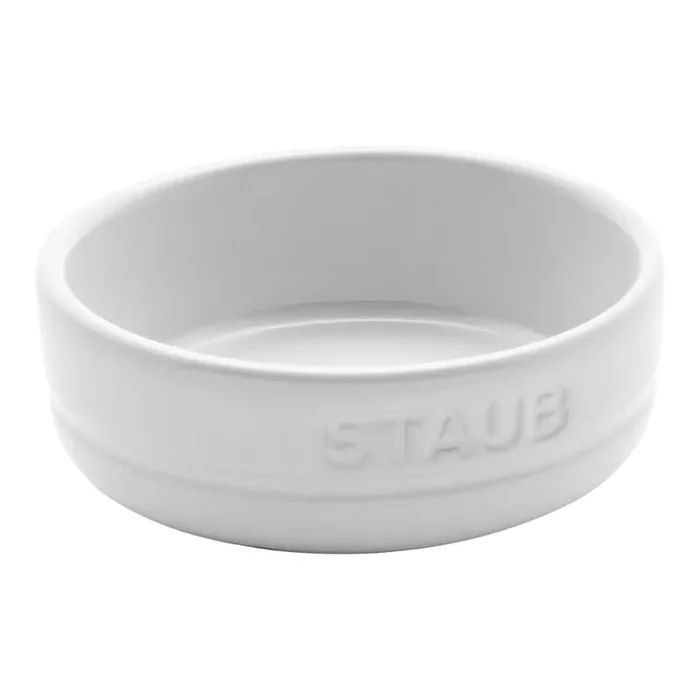 Staub Dinnerware 4-pc, condiment dishes, white