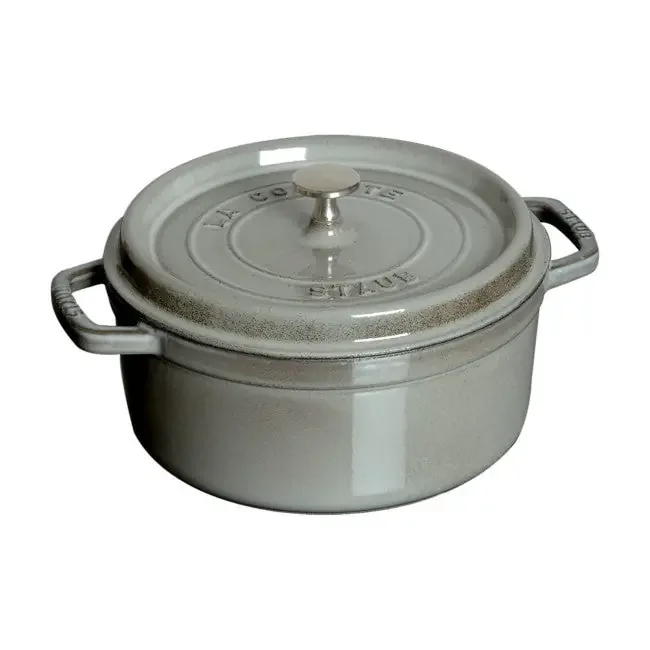 Staub Round Cocotte – 4 Qt. – Graphite Grey