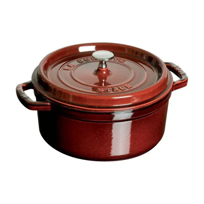 Staub Round Cocotte – 7 Qt. – Grenadine
