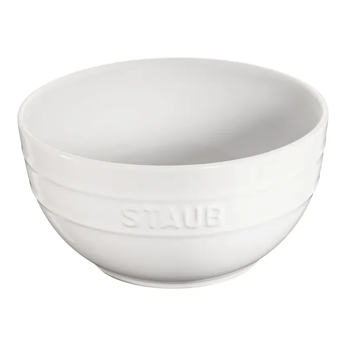 Staub Stoneware 6.5-inch, Large Universal Bowl, pure-white
