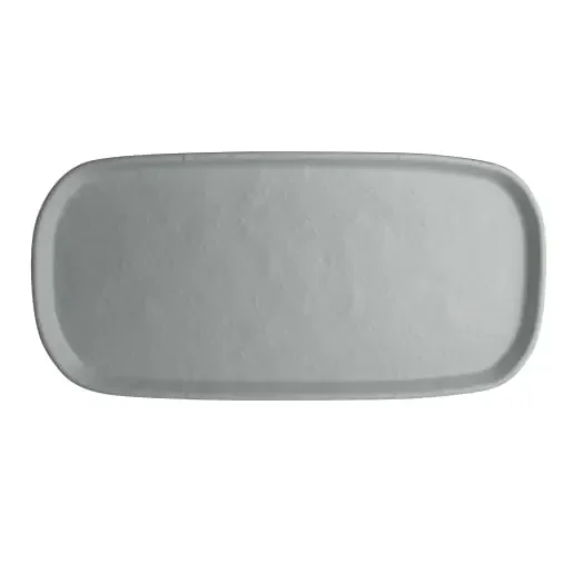 Steelite 7182TM521 Creations Cali 14-1/2″ x 7″ Rectangular White Raised Rim Tray