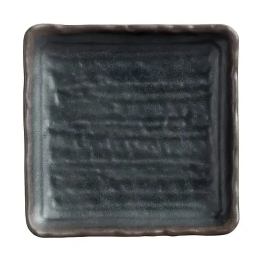 Steelite 7199TM017 Delfin Greystone 7″ Square Gray Coupe Rim Plate