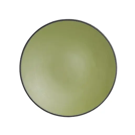 Steelite 7820JB019 Creations Baja 9″ Round Cactus Green Coupe Rim Plate