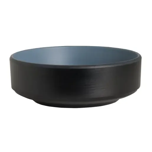 Steelite 7830JB007 Creations Baja 21-1/4 oz. Round Lagoon Blue Bowl