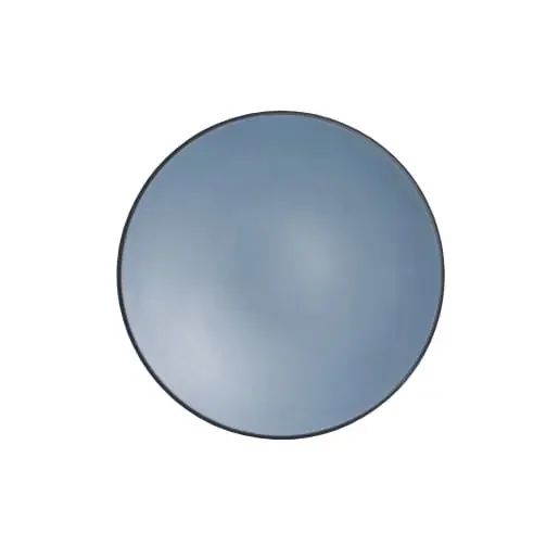 Steelite 7830JB017 Creations Baja 7″ Round Lagoon Blue Coupe Rim Plate