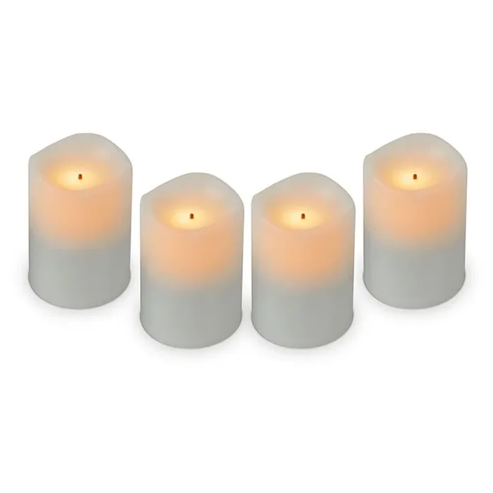 Sterno Products 60324 Amber Rechargeable Votive Candle – 4 / PK