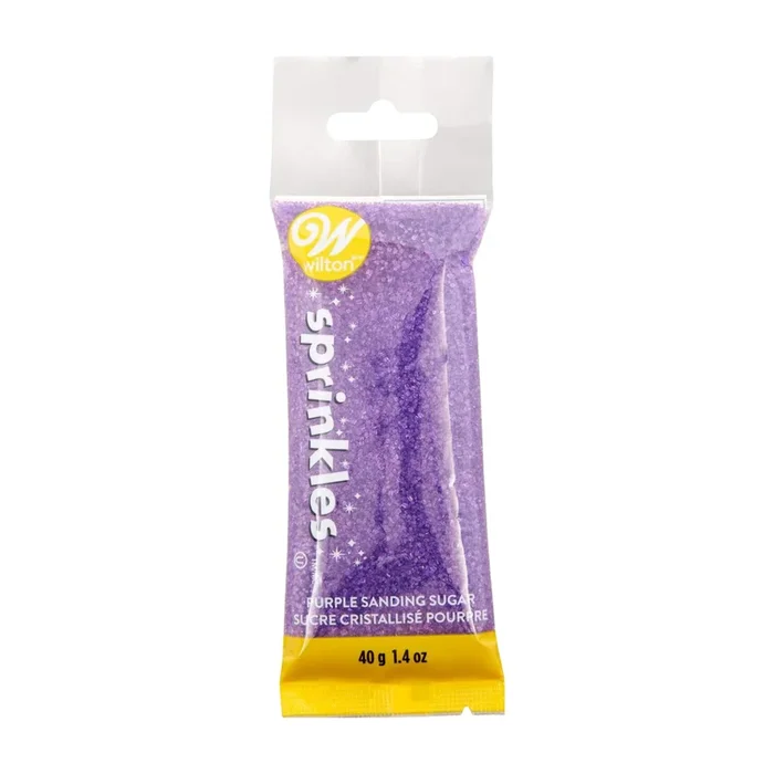 Sucre décoratif comestible mauve 40 g – Wilton