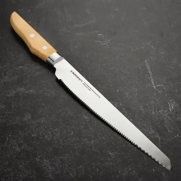 Suncraft Seseragi 8.75″ Bread Knife, Right-Handed