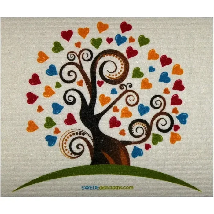 SWEDEdishcloth – Heart Tree