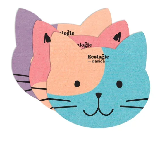 Swedish Dishcloth Cats Set/3