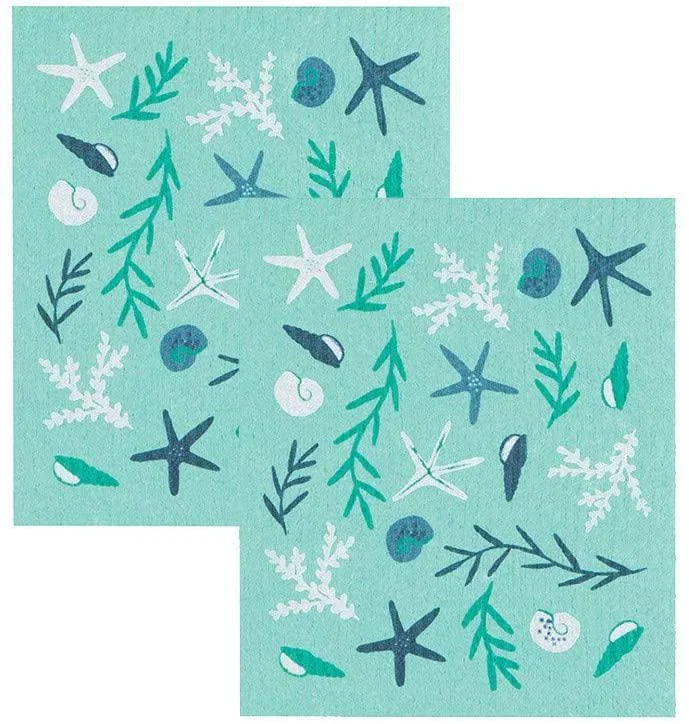 Swedish Dishcloth Coastal Treasures/Sponge Cloth