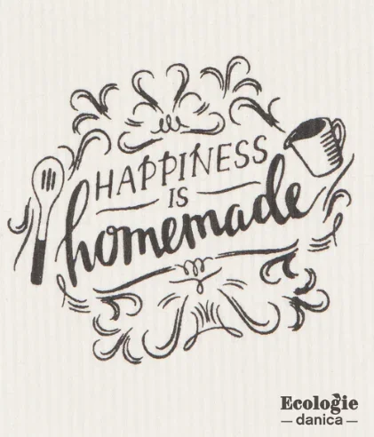 Swedish Dishcloth Happiness Is Homemade/Sponge Cloth