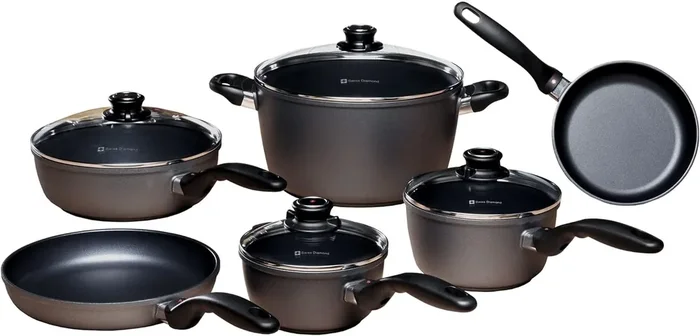 Swiss Diamond – 10 Pc. HD Nonstick Induction Cookware Set