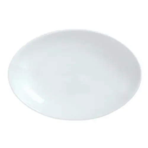 Syracuse China 911194407 Reflections 10.13 x 7 Coupe Platter – 12 / CS
