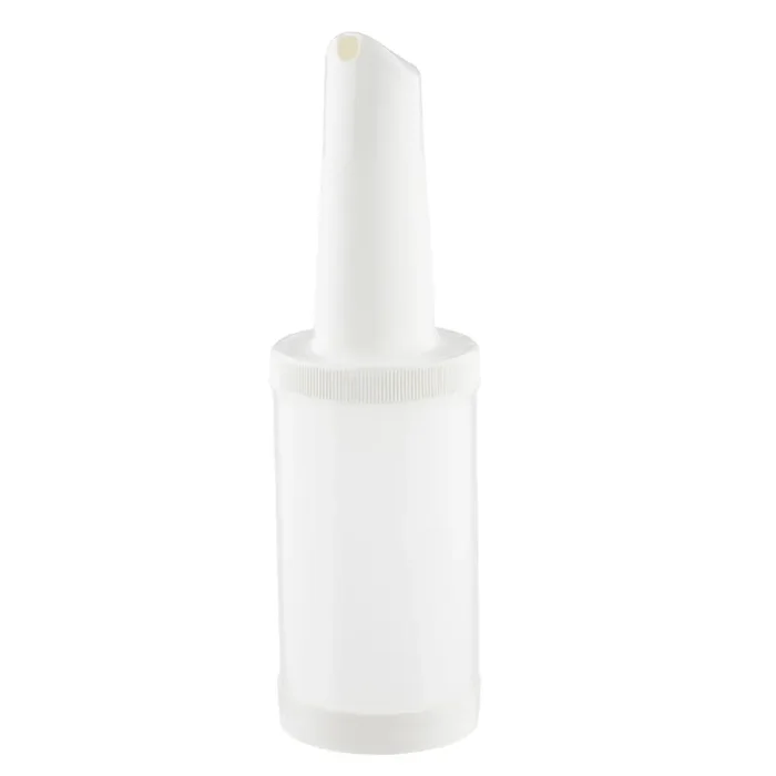 TableCraft 10908 White 1 Quart PourMaster® Container