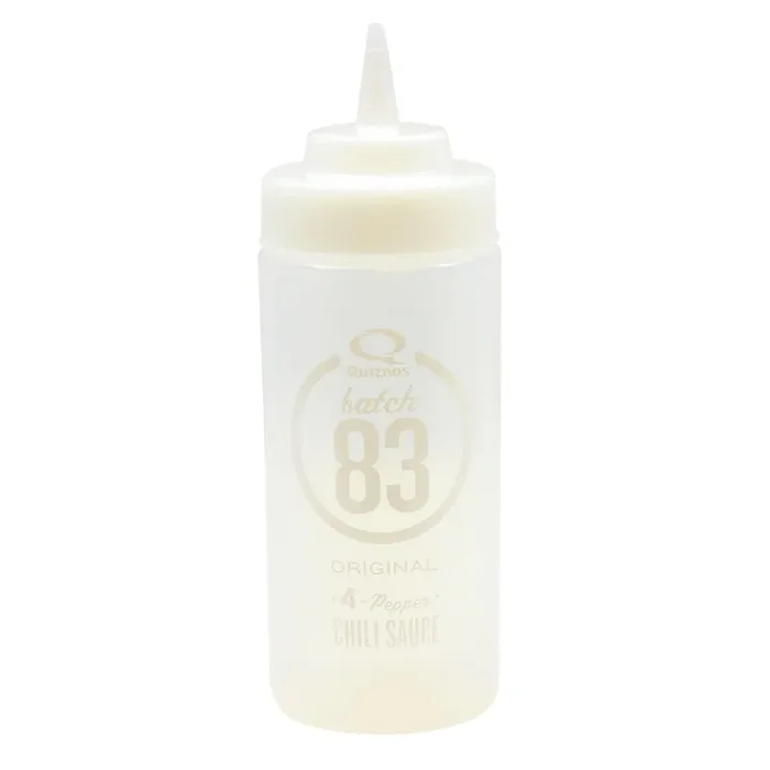 TableCraft 11663C-1IM03 Batch 83 Chili Sauce Squeeze Bottle – Dozen