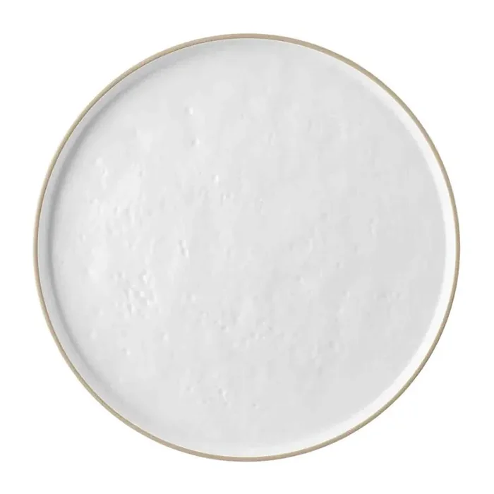 TableCraft 123517W Europa White 14″ Melamine Platter