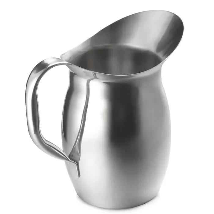 TableCraft 202 S/S 2 Quart Pitcher with Mirror Finish