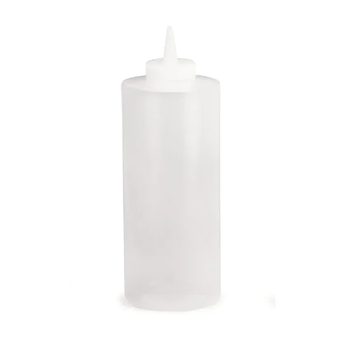 TableCraft 32C 32 Oz. Cone Tip Natural Squeeze Dispenser – Dozen