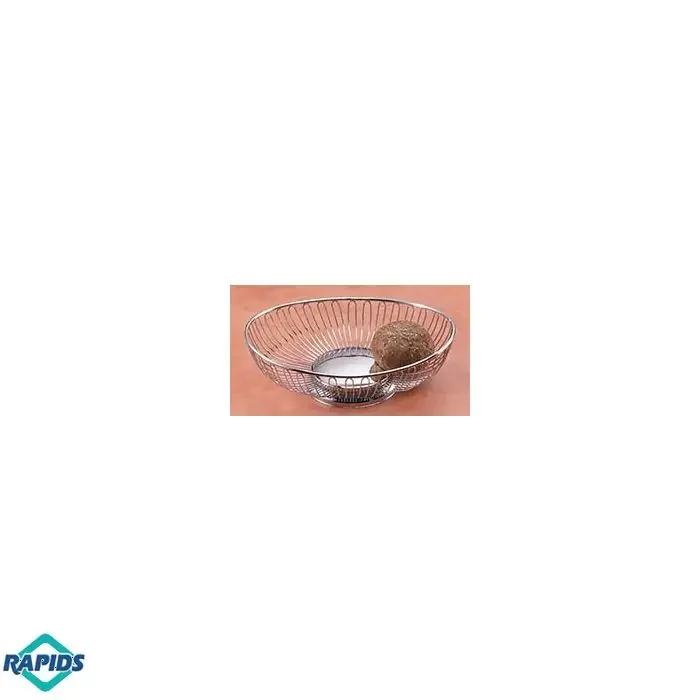 Tablecraft 4171 Oval Chrome Basket