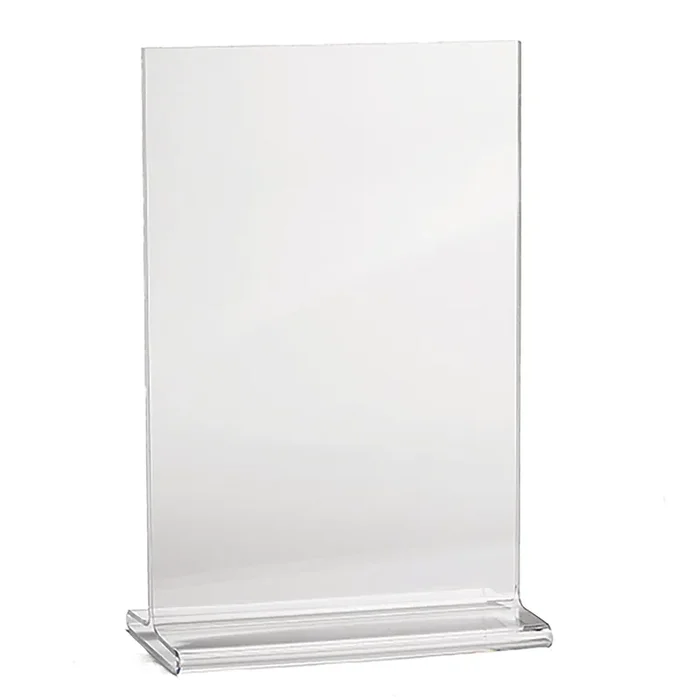 TableCraft 5070 Two-Sided Acrylic Menu Holder