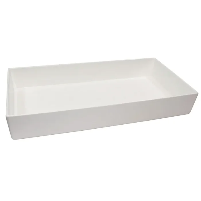 Tablecraft CW4032W White 10 Quart Cast Aluminum Bowl