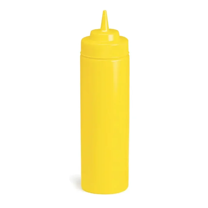TableCraft® 11253M WideMouth™ 12 Oz. Yellow Squeeze Bottle