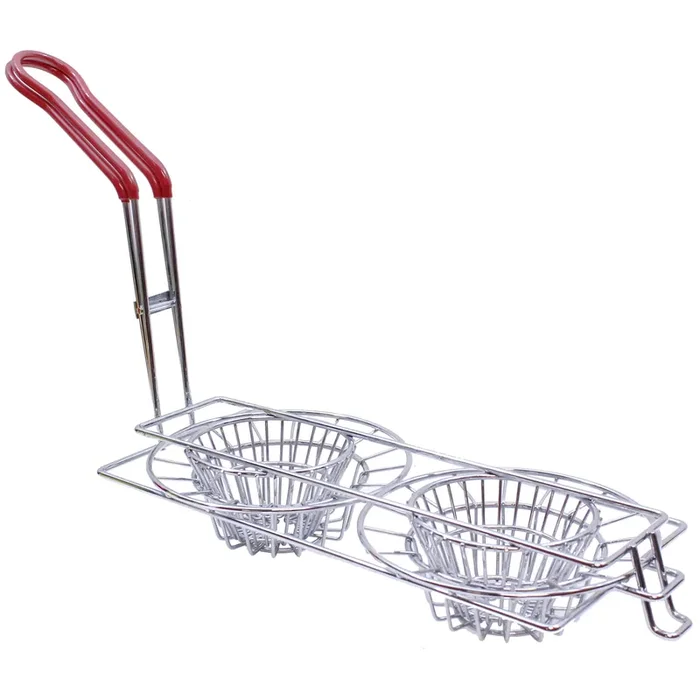 TableCraft TB24039 Double 8″ Taco Cup Fry Basket