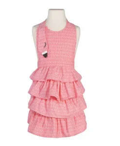 Tablier pour enfant flamant rose