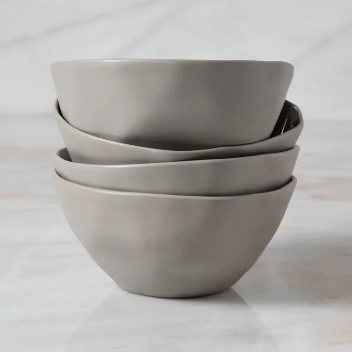 Tam Stoneware Dessert Bowl, Sterling