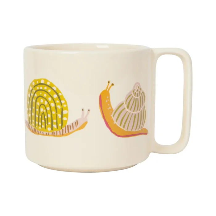 Tasse Beige avec escargots 11 oz – Danica