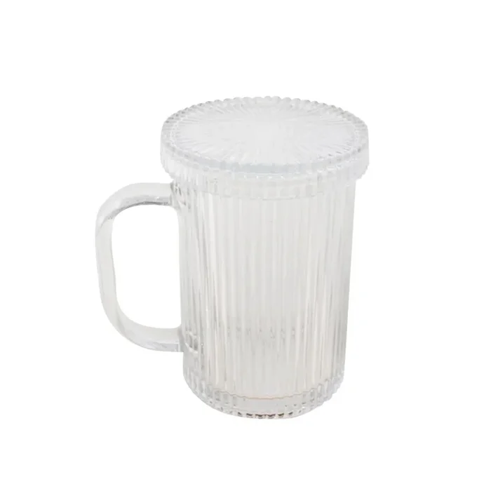 Tasse en verre avec couvercle 14oz