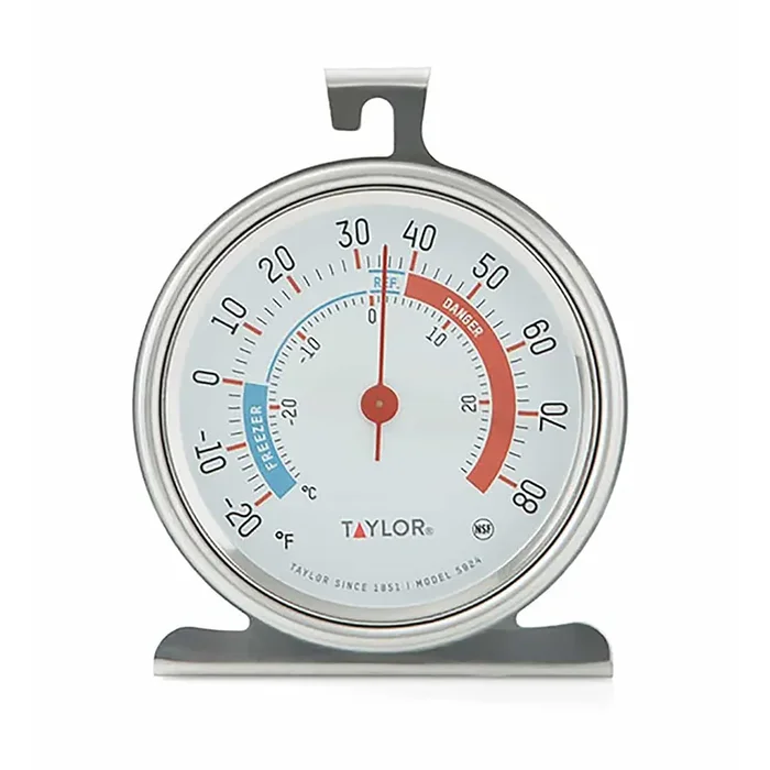 Taylor 5924 Classic – 20-80°F Refrigerator / Freezer Thermometer