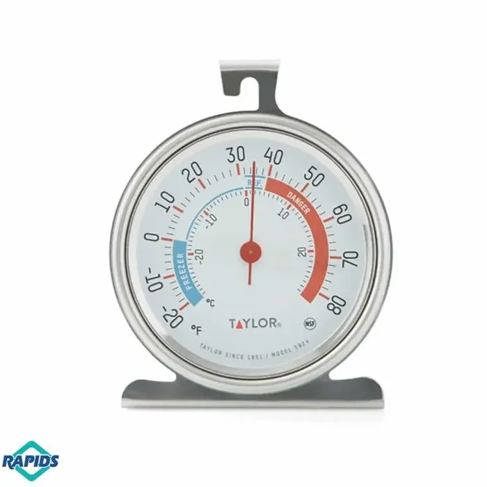 Taylor 5924 Large 3″ Dial Refrigerator & Freezer Thermometer