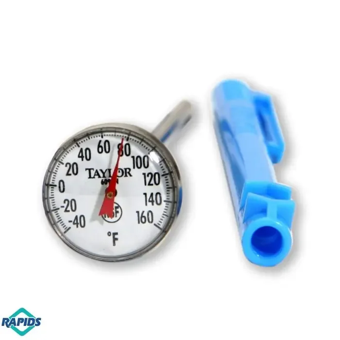 Taylor 6096N 1″ Metal Dial Pocket Thermometer Instant Read
