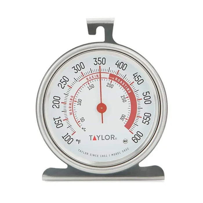 Taylor Precision 5932 Classic S/S 200 – 500°F Oven Thermometer