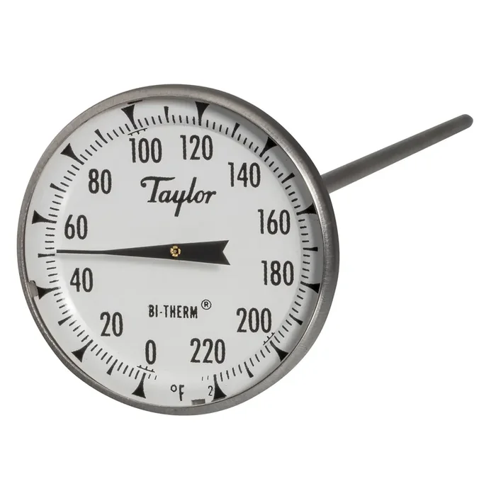 Taylor Precision 6215J Bi-Therm® 0 – 200°F Dial Thermometer