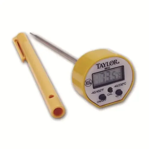 Taylor Precision 9842FDA Anti-Microbial Digital Pocket Thermometer
