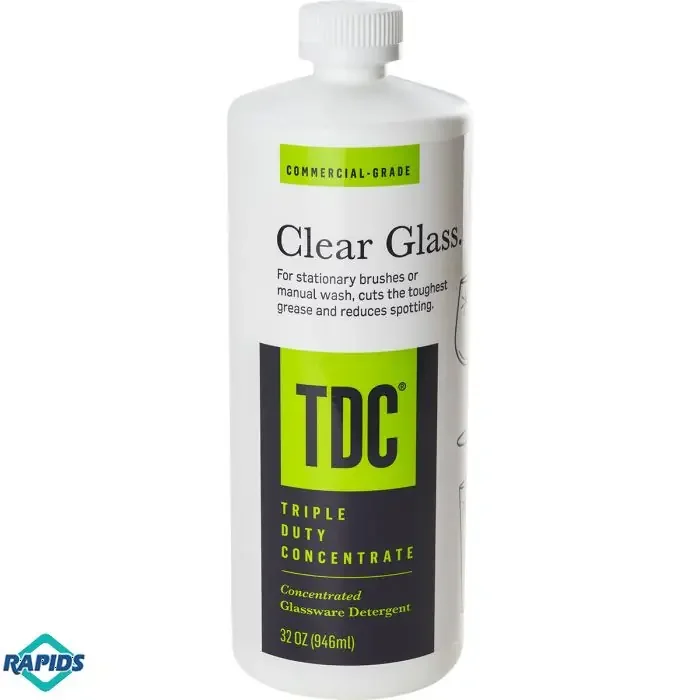 TDC Liquid Glass Detergent for Manual Glass Washers or Hand Cleaning