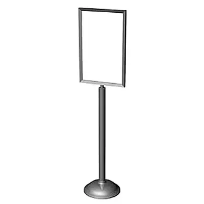 Tensator 1310T-1S-22X28-V Vertical Portable Sign / Display Stand Set