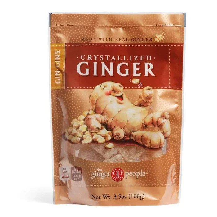 The Ginger People Crystallized Ginger 3.5 oz Bags
