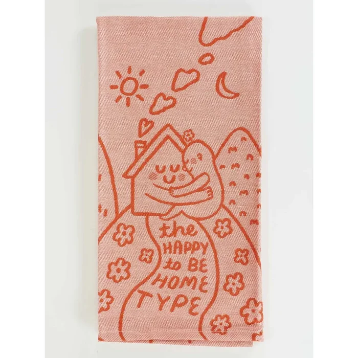 The Happy To Be Home Type Dish Towel