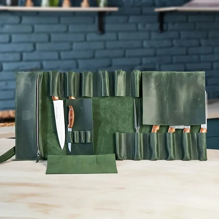 The Professional’s Leather Knife Roll