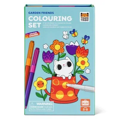 Tiger Tribe Colouring Set Garden Friends