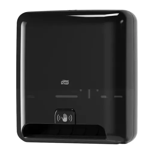 Tork 5511282 Matic Paper Hand Towel Roll Dispenser with Intuition Sensor Black H1